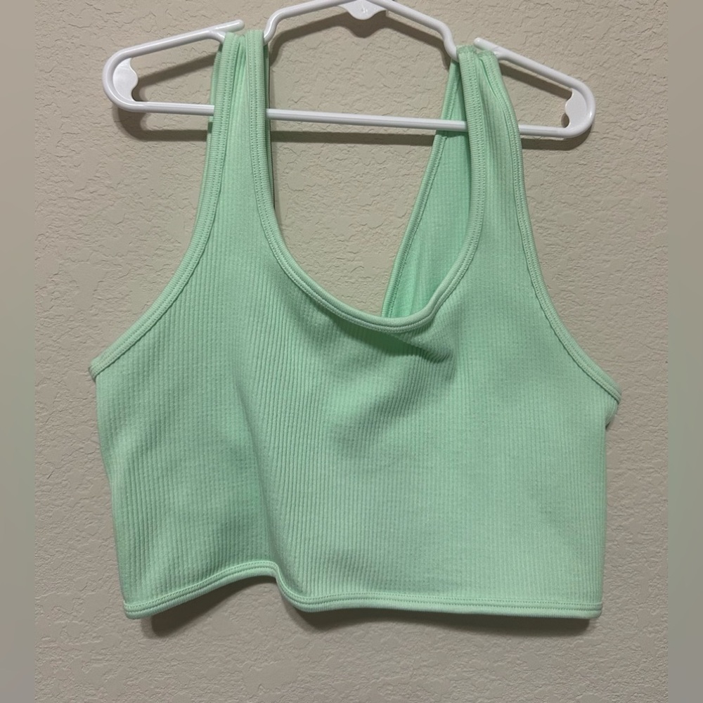 - Soft, comfy, & cute, Aéropostale cropped tank top, size: M